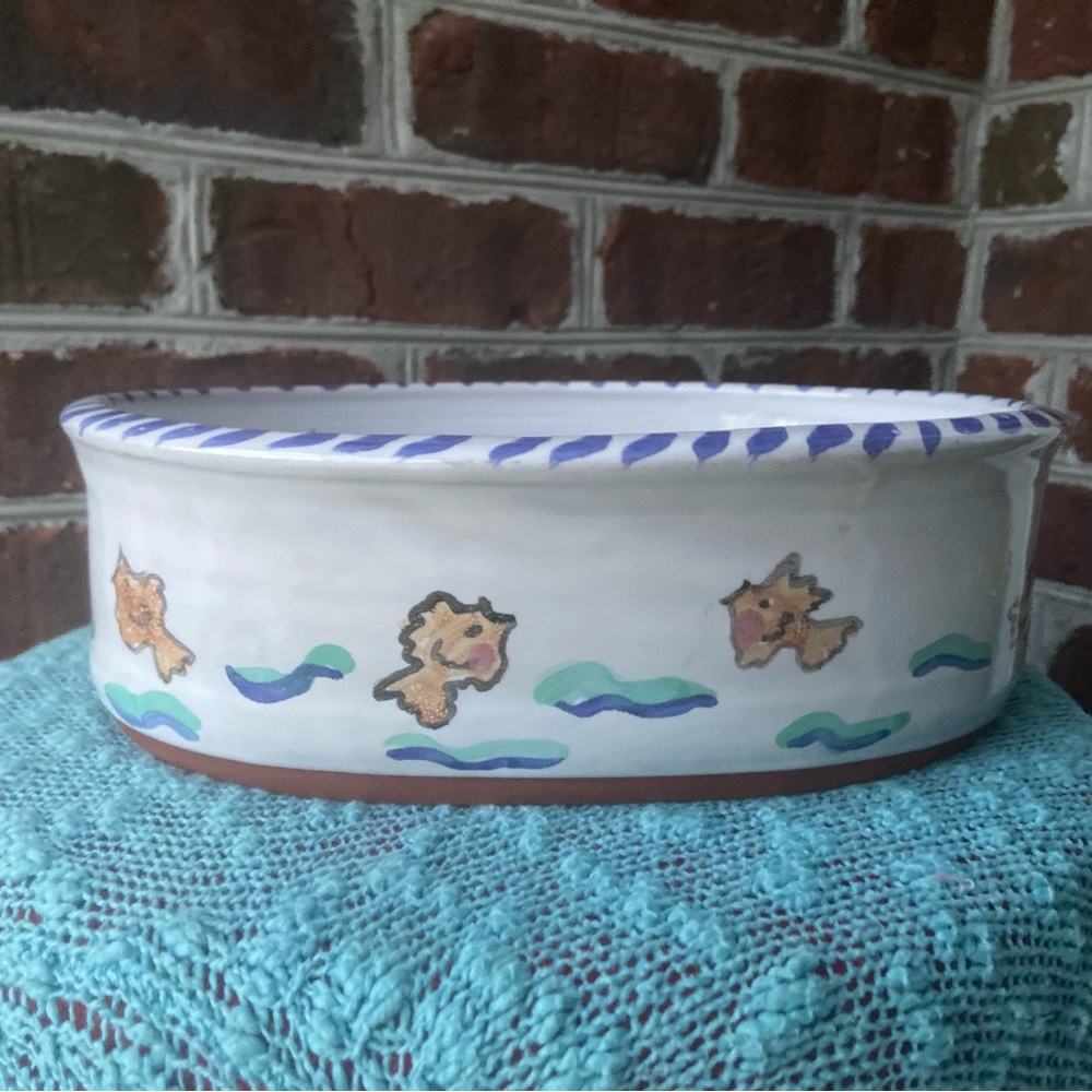 Handcrafted Hammond Folk Art Pottery Featuring Noah’s Ark.